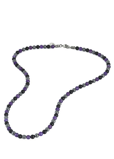 Skull Lock Men's Silver Necklace